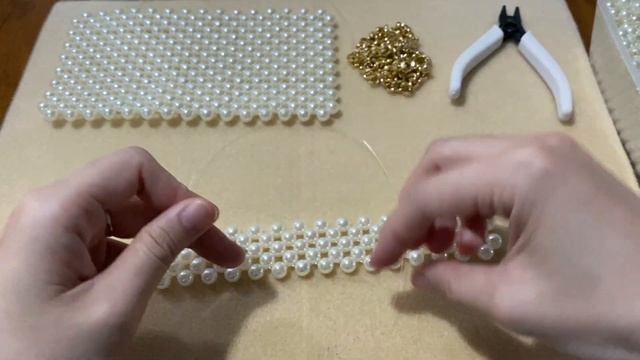 HOW TO MAKE PEARL BEADED BAG смотреть онлайн