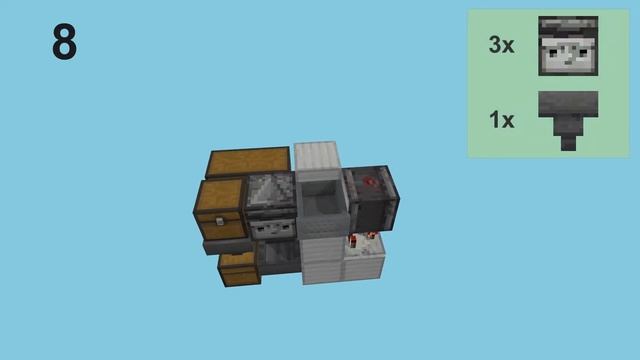 Shulker Box Unloader | 60 second minecraft tutorial | 1.16.3 | LEGO style | Java Edition смотреть онлайн