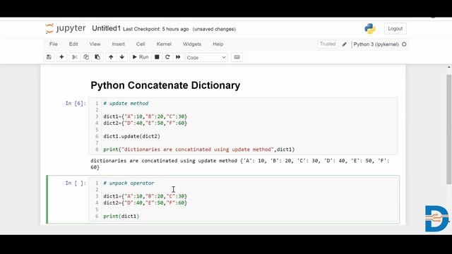 How to Concatenate Dictionaries | Step-by-Step Guide | Python Tutorial - DataMites смотреть онлайн