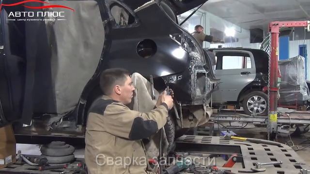 Mitsubishi ASX. Ремонт задней части смотреть онлайн