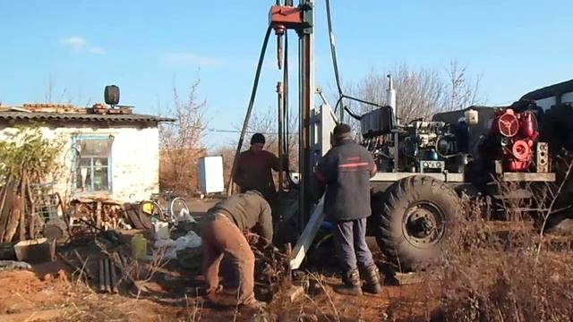 Буровая установка гидравлическая на базе ГАЗ-66 смотреть онлайн
