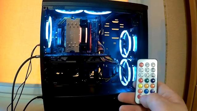 AIGO DR12 корпусные rgb вентиляторы. смотреть онлайн