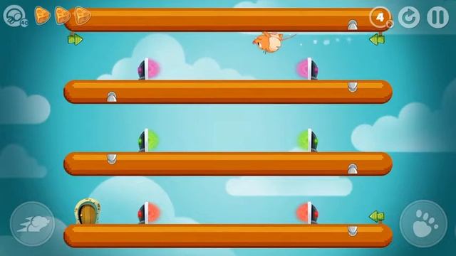 TripTrap, Game Room - Lvl 10, 3 cheese solution; Score: 11845 #triptrap смотреть онлайн