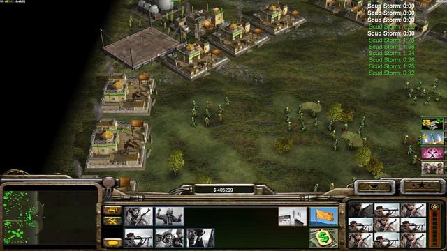 GLA Infantry - Command & Conquer Generals Zero Hour - 1 vs 7 HARD Gameplay смотреть онлайн