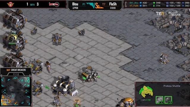 Game 5 Bisu Vs FlaSh Starcraft Proleague Rematch [T.E.N]