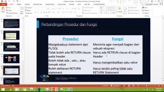EEPIS Oracle Praktikum 9 Create Function смотреть онлайн