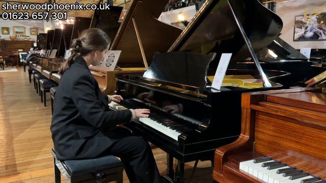 Special tone of Restored Steinway & Sons Model O Baby Grand Piano | Review & Demo | Sherwood Phoeni смотреть онлайн
