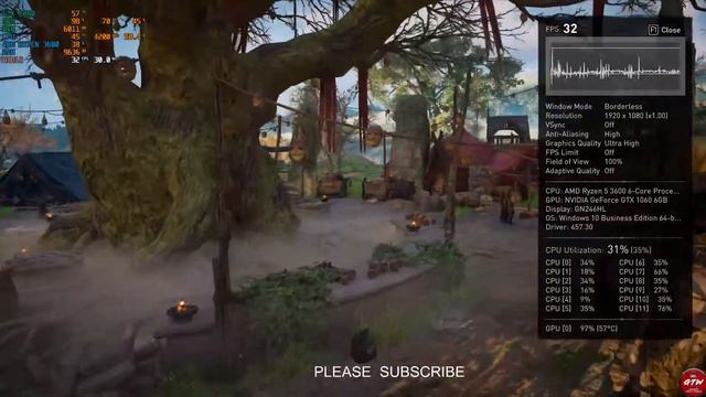 Assassin’s Creed Valhalla Benchmark On Ryzen 5 3600 And GTX 1060 Ultra Settings смотреть онлайн
