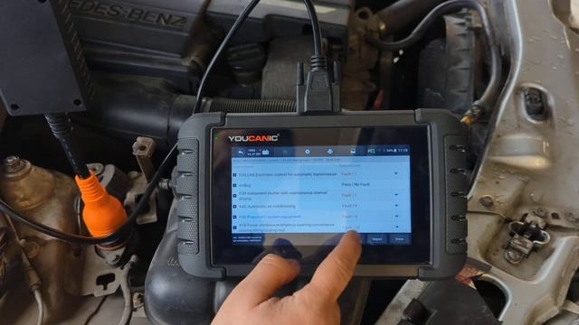 Diagnose Mercedes-Benz S500 W140 Chassis All Systems with YOUCANIC Scanner - 38 Port Multiplexer смотреть онлайн