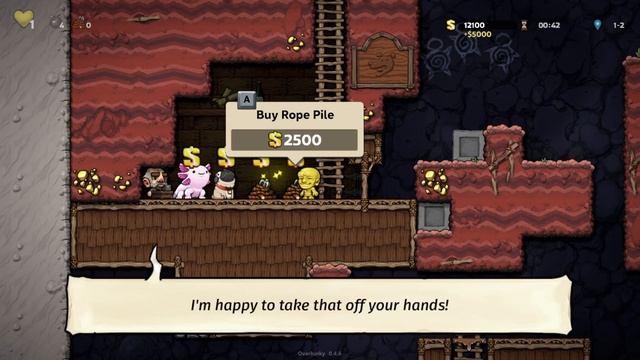 Spelunky 2 | The Legend of Ear the Shopkeeper смотреть онлайн