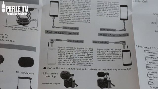 MCOplus VM-M03 Kamera und Smartphone Shotgun Mikrofon (4k@30fps) смотреть онлайн