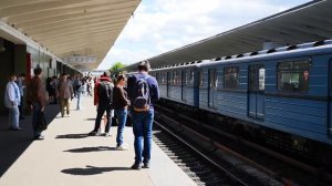 Станция метро Выхино в сторону центра Москвы