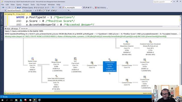 16 SQL Server Performance Tasting Menu Bad Joins смотреть онлайн