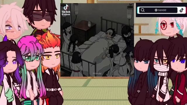 [] HASHIRA REACTS TO KAMABOKO SQUAD [] Tanjiro, Zenitsu, And Inosuke [] Gachaclub []