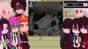 [] HASHIRA REACTS TO KAMABOKO SQUAD [] Tanjiro, Zenitsu, and Inosuke [] Gachaclub []