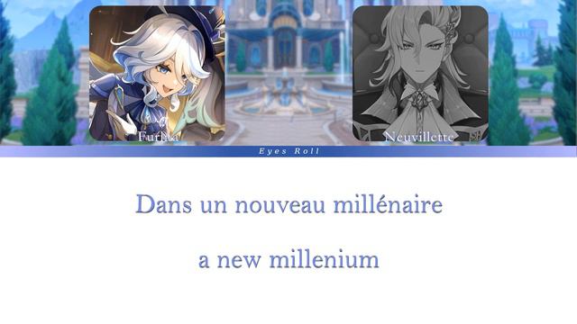 Le temps des cathédrales - Furina and Neuvillette (Lyrics Eng/Fr) смотреть онлайн