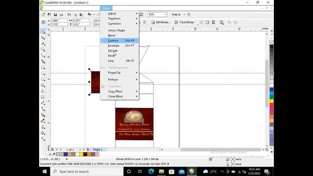 HOW TO DESIGN BREAD PACKAGE WITH COREL X6 смотреть онлайн