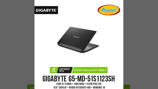 Limited time offer! Hurry and grab this opportunity! Gigabyte G5-MD-51S1123SH смотреть онлайн