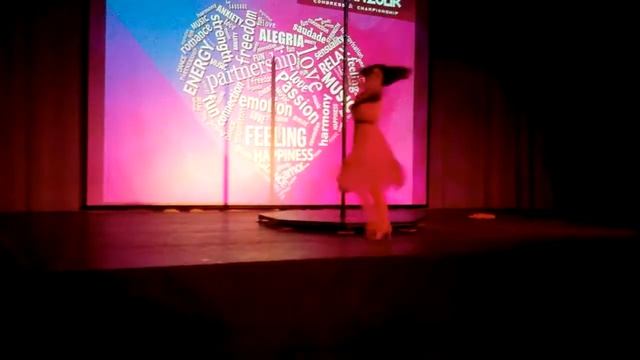 Russian Zouk Congress 2015 - Zouk Pole Dance - Эрика Яковлева смотреть онлайн