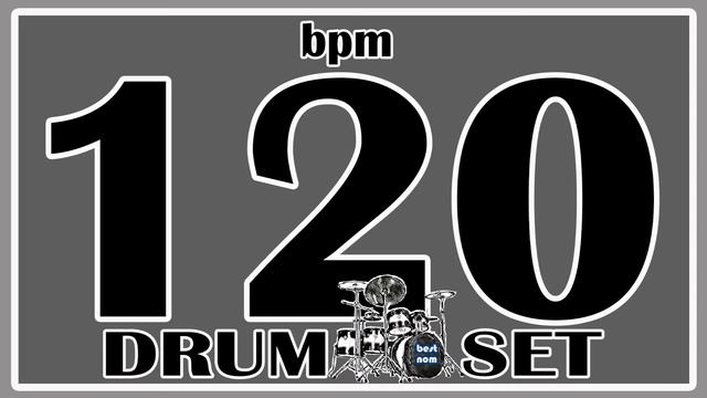 120 bpm ROCK DRUM SET смотреть онлайн