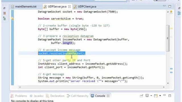 week5-Network Programming- UDP Server Client java - Part1 смотреть онлайн