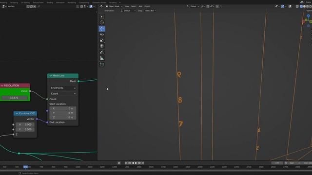 Falling letters effect or Matrix Rain Code with blender geometry nodes смотреть онлайн