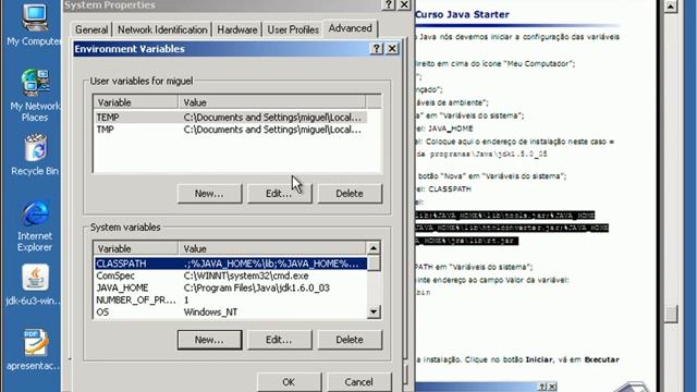 [Java OpenSwing] - 0A Instalacao JDK смотреть онлайн
