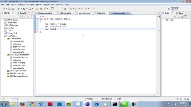 Using OOP PHP to select, update, and insert data in a mysql database -- Part 4 смотреть онлайн