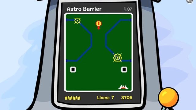 Club Penguin: Astro Barrier Walkthrough Levels 31-40 (Members Only) смотреть онлайн