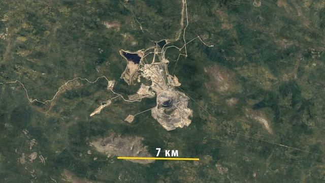 Добыча золота: как увеличивался крупнейший в России золоторудный карьер за 36 лет смотреть онлайн