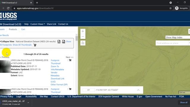 Download Lidar DEMs and Point Clouds from the USGS смотреть онлайн