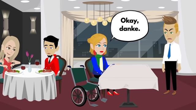 Deutsch Lernen | Frau Neuer Wurde Im Restaurant Gemobbt! Wortschatz Und Wichtige Verben