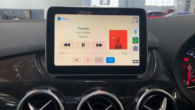 Mercedes B Class W246 Retrofitted Wireless CarPlay