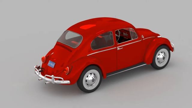 Blender 3D VW Bug Spin смотреть онлайн