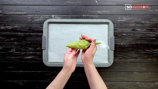 Пирожные «Макарон» с чаем матча - Рецепты от Со Вкусом смотреть онлайн