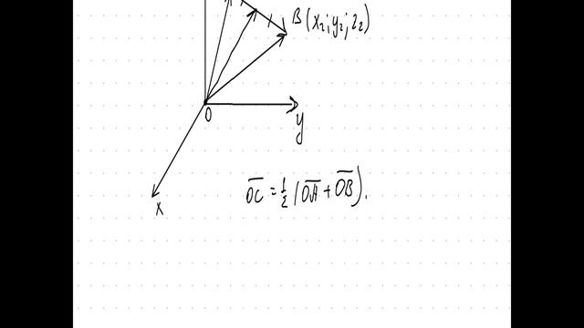 Координаты середины отрезка. 11 Б ч2