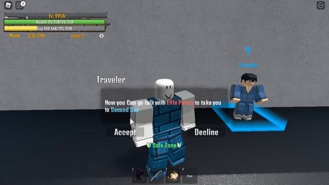 Going to the Second Sea | Roblox King Piece смотреть онлайн