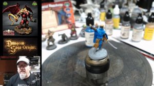 Dungeon Saga Origins, Let's Paint, Fenariel Duneborne, Elf Warlock, Mantic Games.