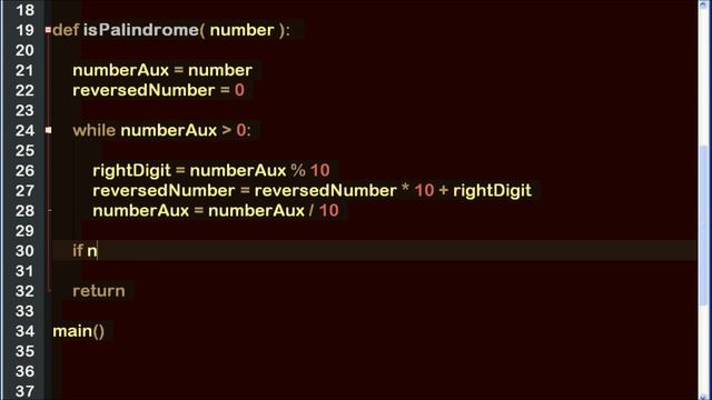 palindrome number in python ? смотреть онлайн