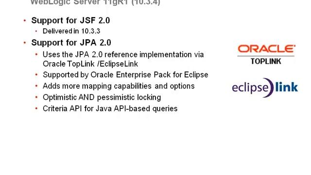 WebLogic Server 11gR1 PS3 (10.3.4) New Features Overview смотреть онлайн