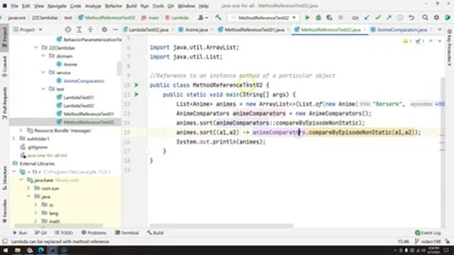 199 - Method Reference pt 02 - Reference to non static methods смотреть онлайн