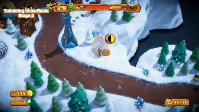 Twinkling Snowfields - Mayhem Perfect (Rainbows) - Stages 1-3 - Pixeljunk Monsters 2 смотреть онлайн