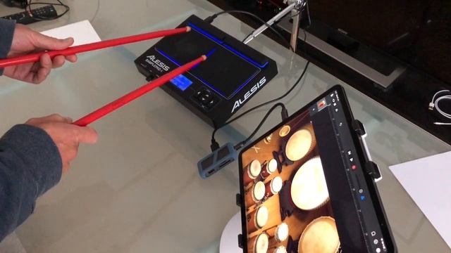 Playing Taiko with Garage Band & iPad or iPhone / Mac computer!! смотреть онлайн