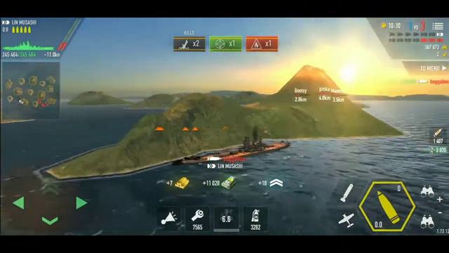 Battle of warships: Naval Blitz mod no reload versi 1.72.12 смотреть онлайн
