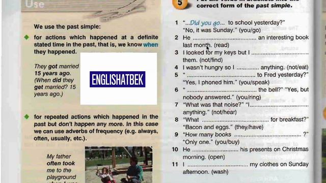 Past Simple(Regular/Irregular Verbs)(50-Sabaq)|Grammarway 1|Qaraqalpaq tilinde смотреть онлайн