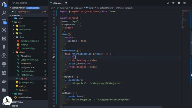 12 - Vue Js Creazione di un Applicazione Blog - 404 Not Found смотреть онлайн