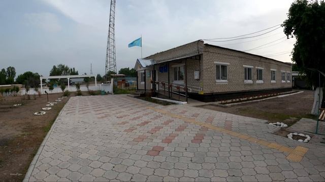 Село АСПАРА, Жамбылская область, Казахстан, 2021. Прогулка по селу. смотреть онлайн