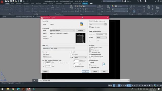 Custom your own paper size in AutoCAD 2021 смотреть онлайн