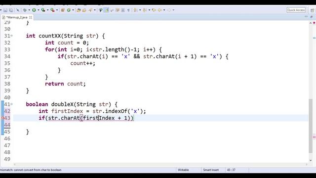 04 Codingbat | Warmup 2 | doubleX | Java coding practice | UiBrains | by Naveen Saggam смотреть онлайн