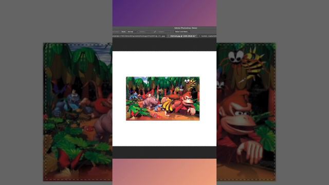 Expanding Donkey Kong Country renders in the new Photoshop AI смотреть онлайн